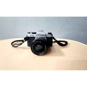 PENTAX ASAHI K1000 35-75mm Film Camera w/ 75mm Pentax-M Lens Sols As Is